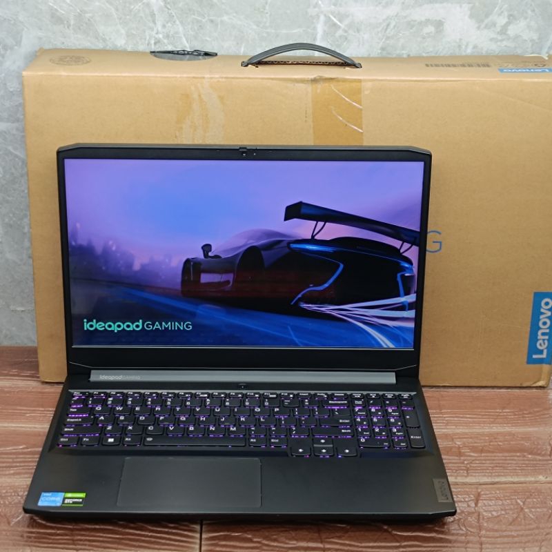 Laptop Lenovo Ideapad GAMING 3 15IHU6 Intel Core i5-11300H RAM 8GB SSD 512GB GTX 1650 GEN11