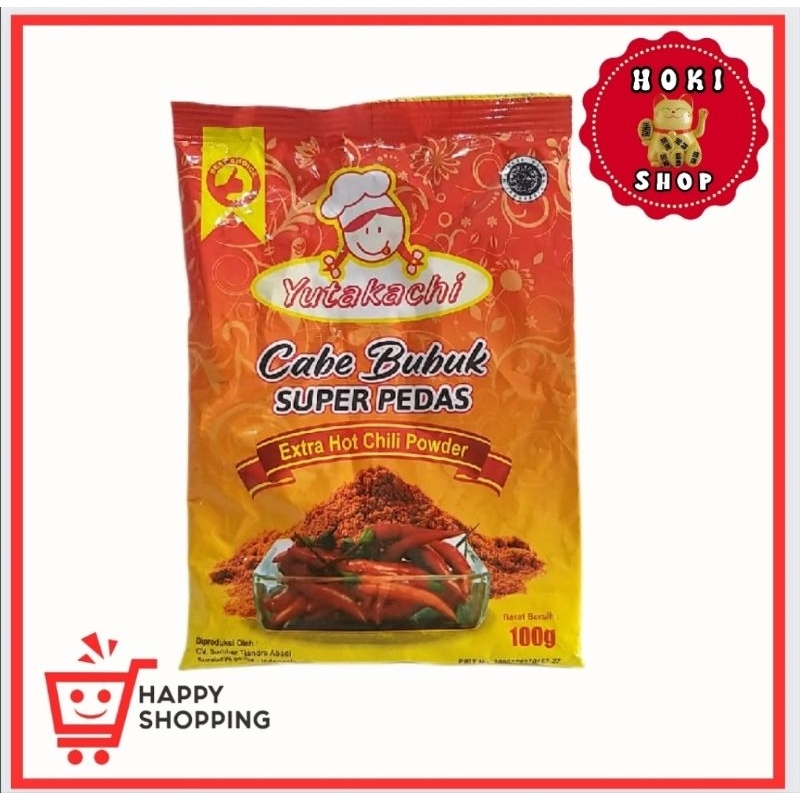 

Yutakachi Cabe Bubuk Super Pedas 100gr Halal MUI
