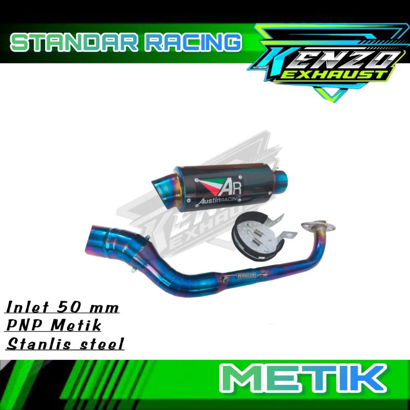Knalpot Austin Racing Free Peredam/Db killer Nmax Pcx Aerox Vario Mio