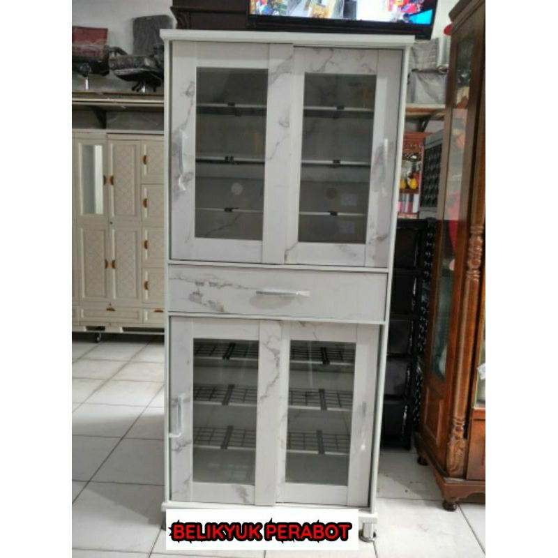 lemari sepatu 2 tingkat +kakik stenlis