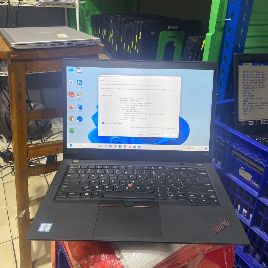 LAPTOP SECOND MURAH LENOVO THINKPAD T490 I5-I7 8TH GEN 14"