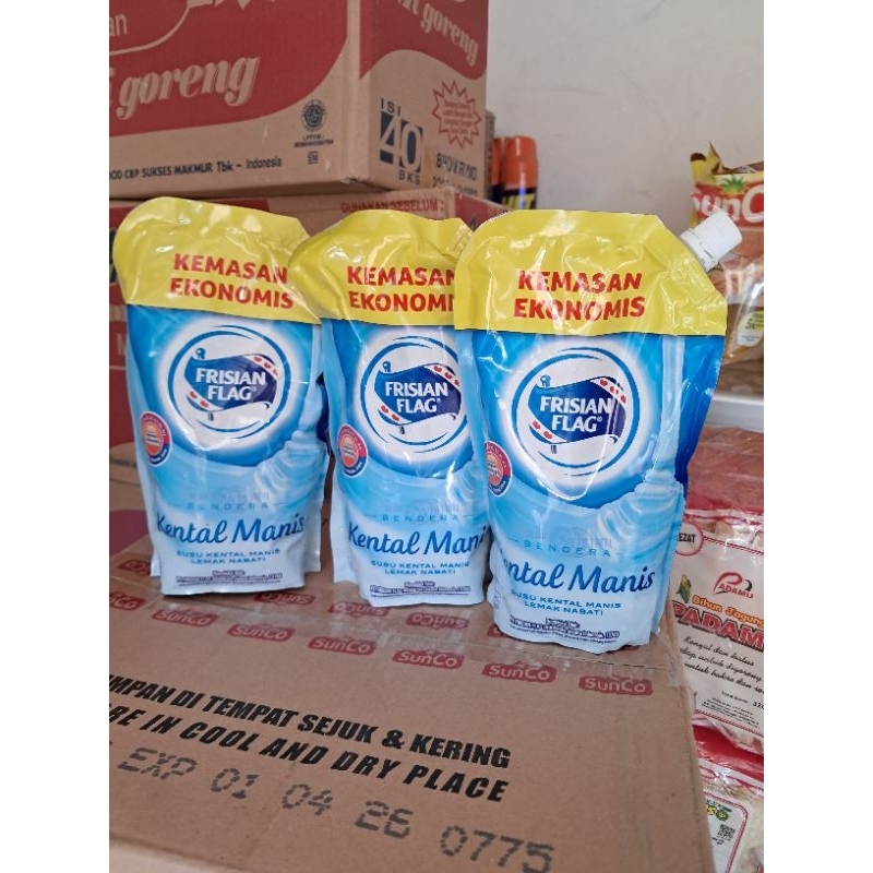 

FRISIAN FLAG SUSU KENTAL MANIS/KEMASAN POUCH 545ML