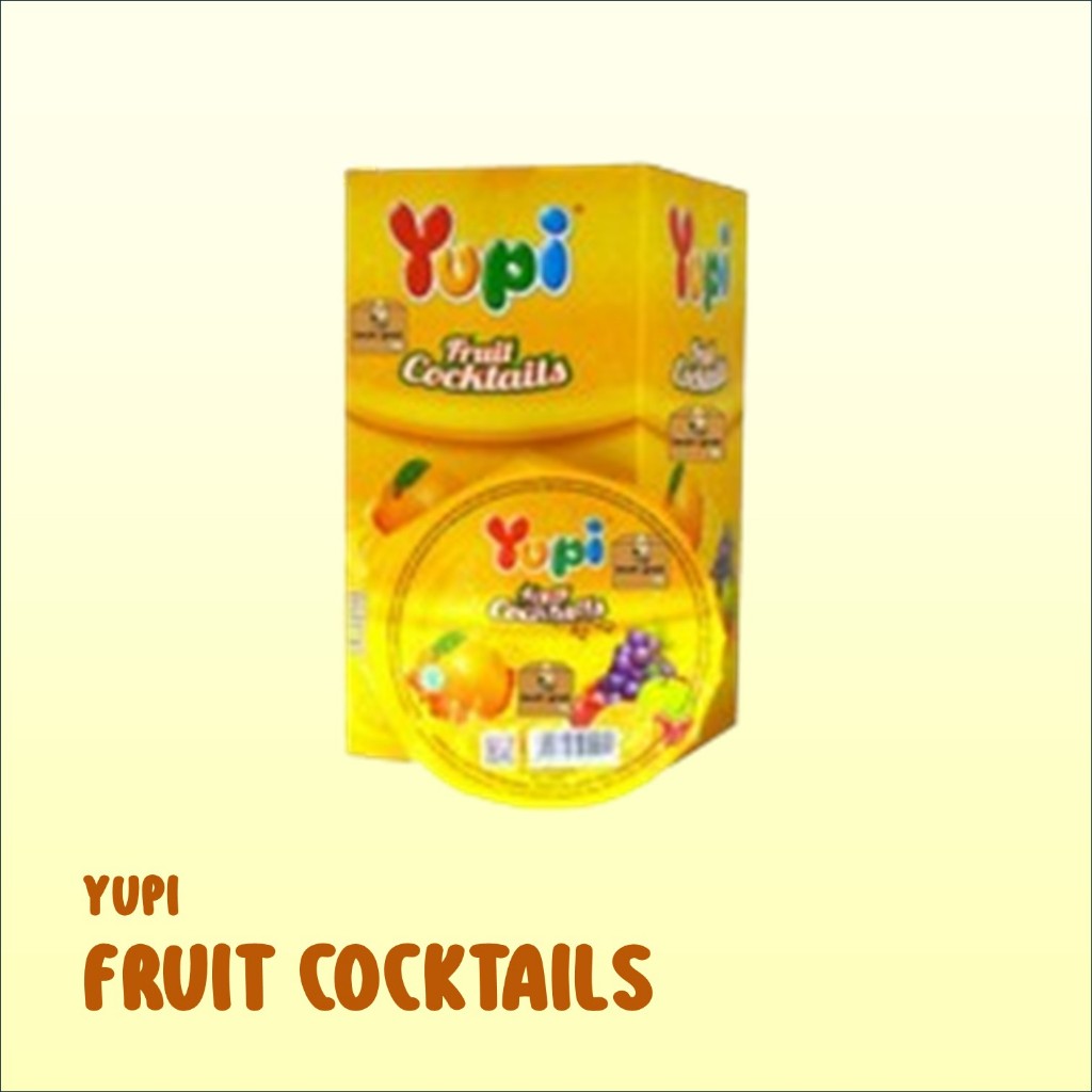 

Yupi Fruit Cocktails 1 Box [12 pcs x 15 gr]