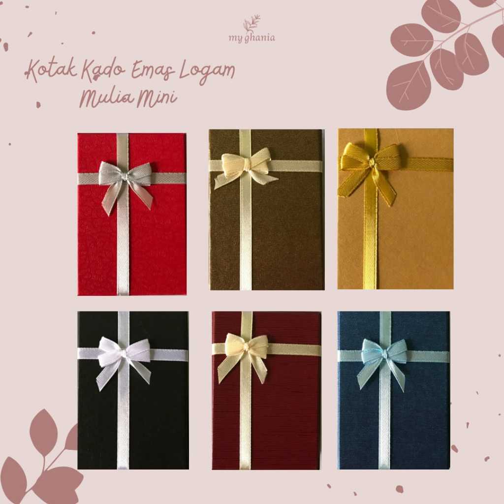 

Kotak Kado Gift Box Hampers Wedding Birthday Mini Emas Logam Mulia Minigold