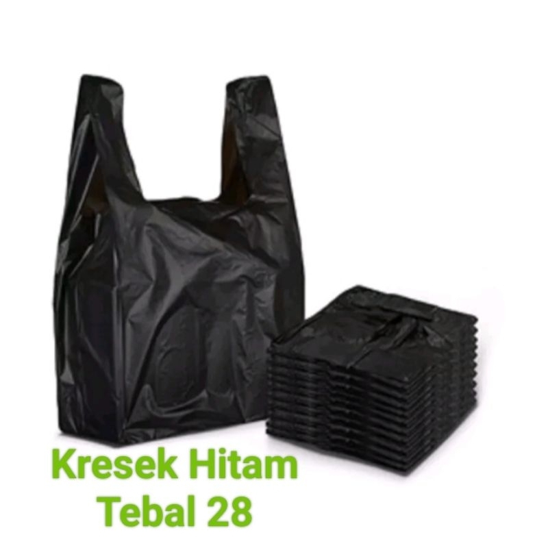 Kantong Plastik Kresek 28 Hitam Tebal