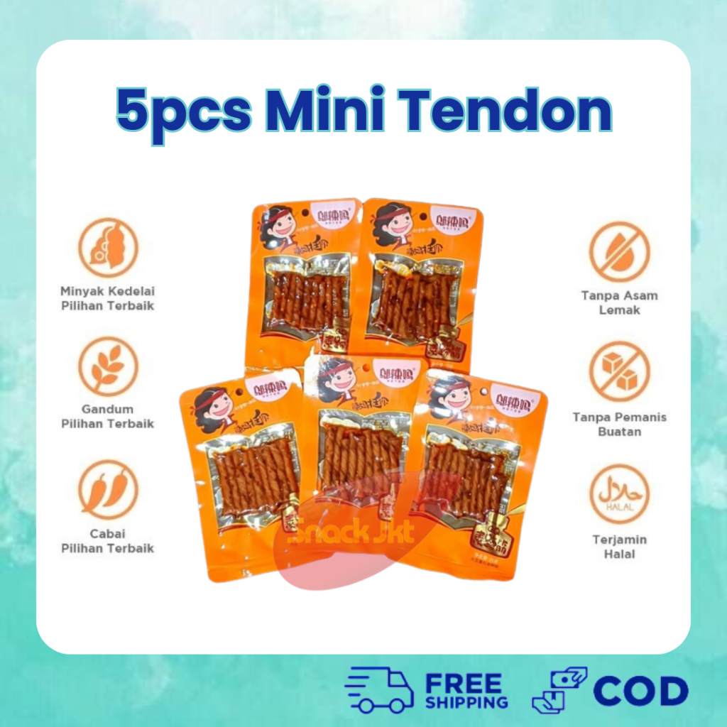 

Paket Snack Latiao Mini Tendon Isi 5 Pcs