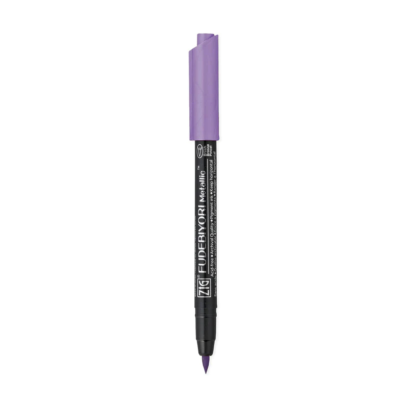 

DISCOUNT!! KURETAKE ZIG FUDEBIYORI METALLIC BRUSH PEN VIOLET