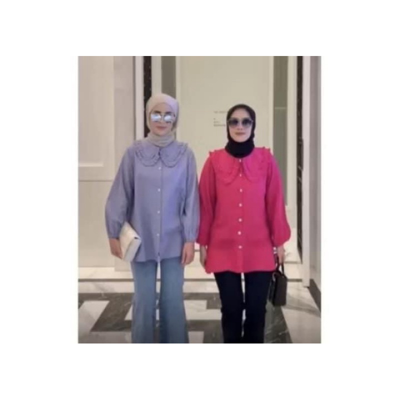 Preloved Vanilla Hijab blouse