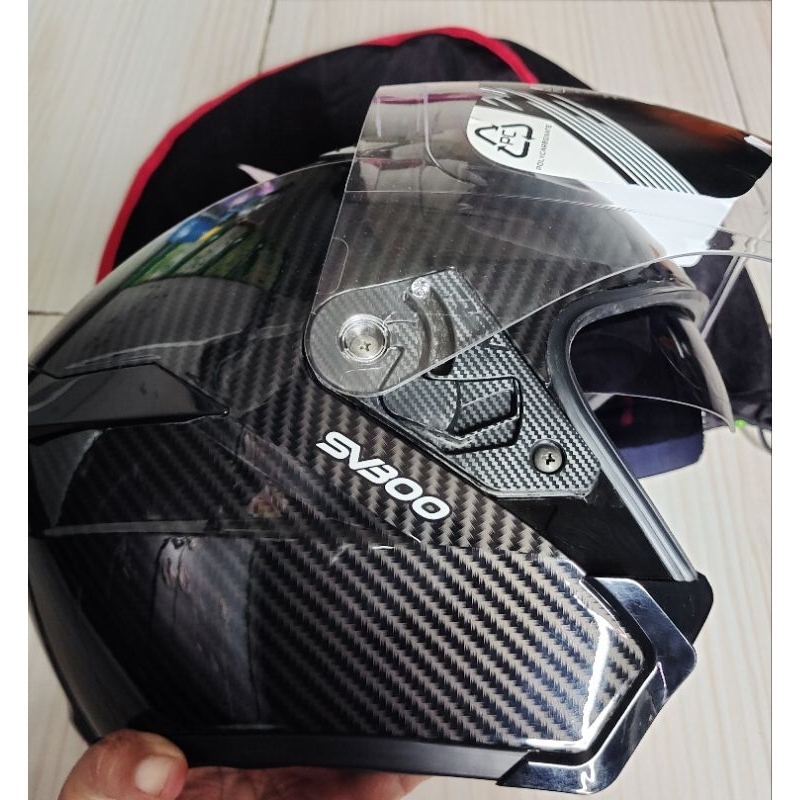 helm RSV SV 300 carbon, bekas super like new