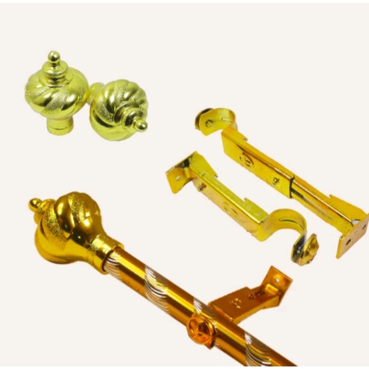 Tiang gorden 2 meter besi gorden 1 sett batang gorden sudah komplit penutup dan bracket