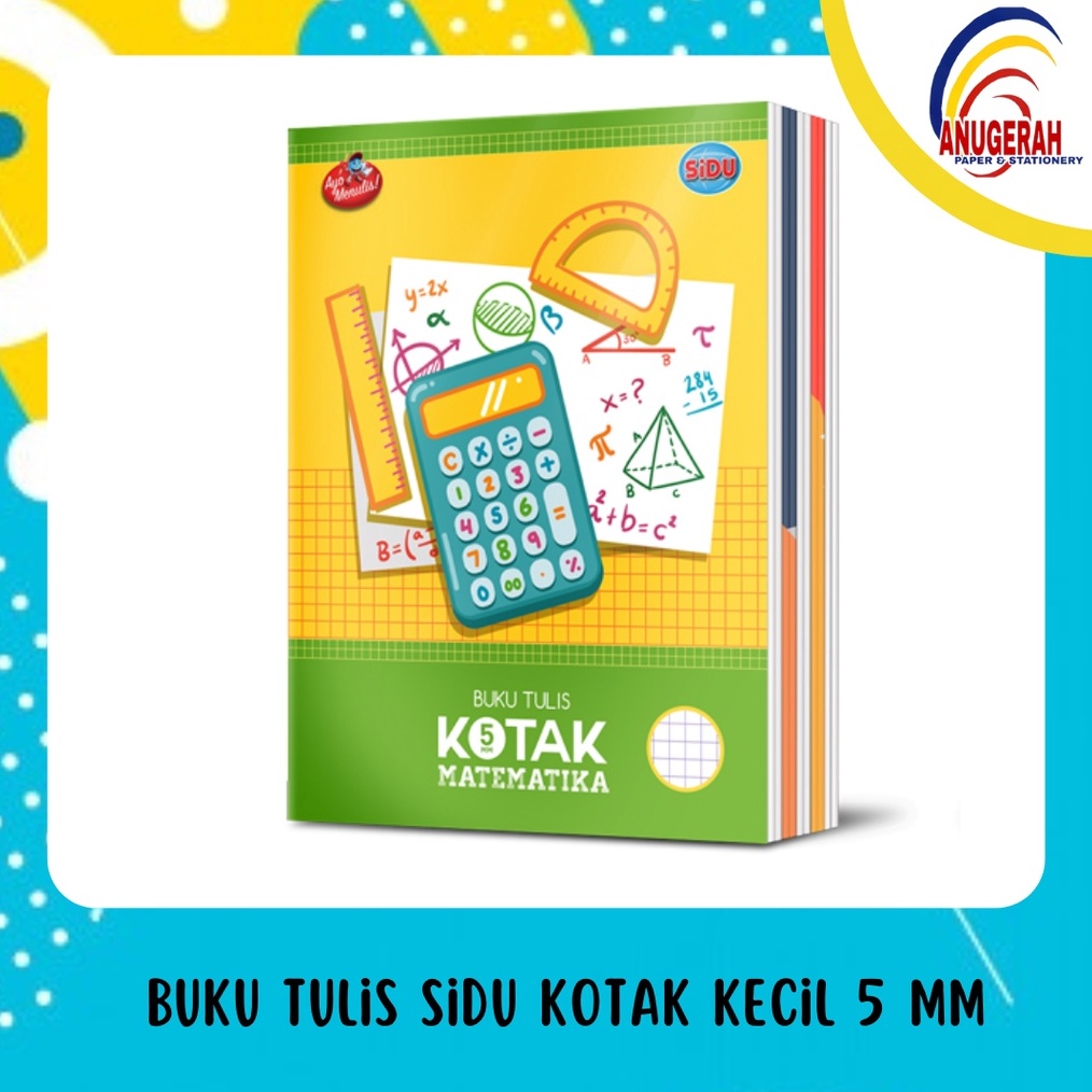 

KODE A8P BUKU TULIS SIDU KOTAK KECIL 5 MM PAK