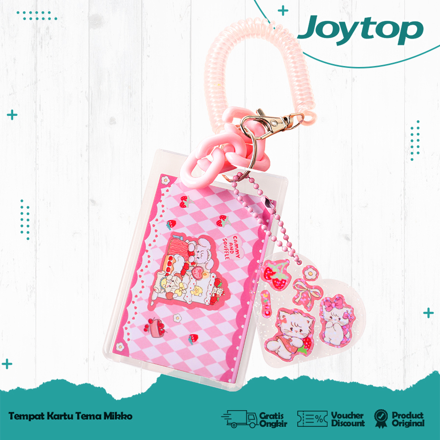 

JOYTOP DIY Tempat Kartu Id Card Mikko Pink