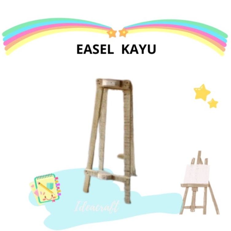 

KODE N1N EASEL KAYU STAND LUKIS DUDUKAN LUKIS 2 SISI TERMURAH