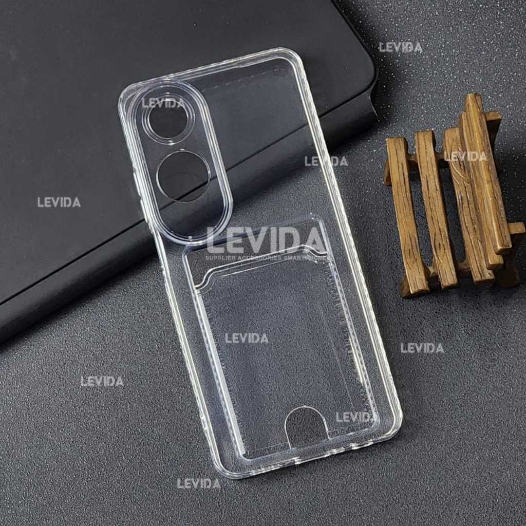 Oppo A60 Case Slot Kartu / Card Case Bening Oppo A60
