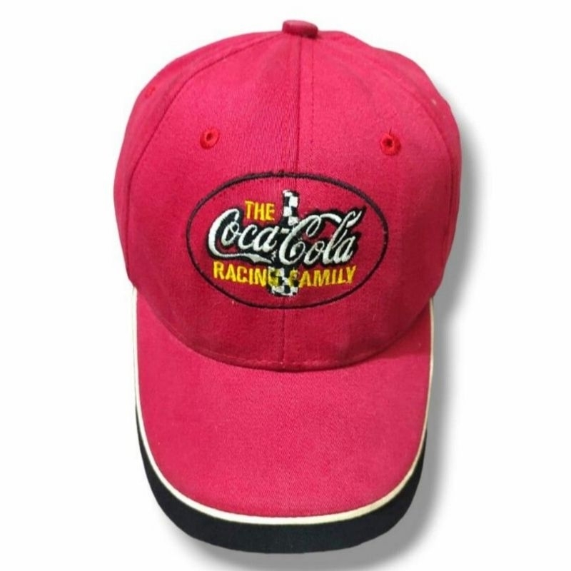 Topi racing vintage UNIFIT by FAHRENHEIT coca cola |thrift|secondbrand|vintage