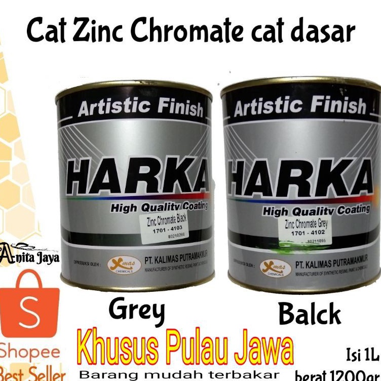 

KODE R19B cat dasar Zinc Cromate atau cat meni besi