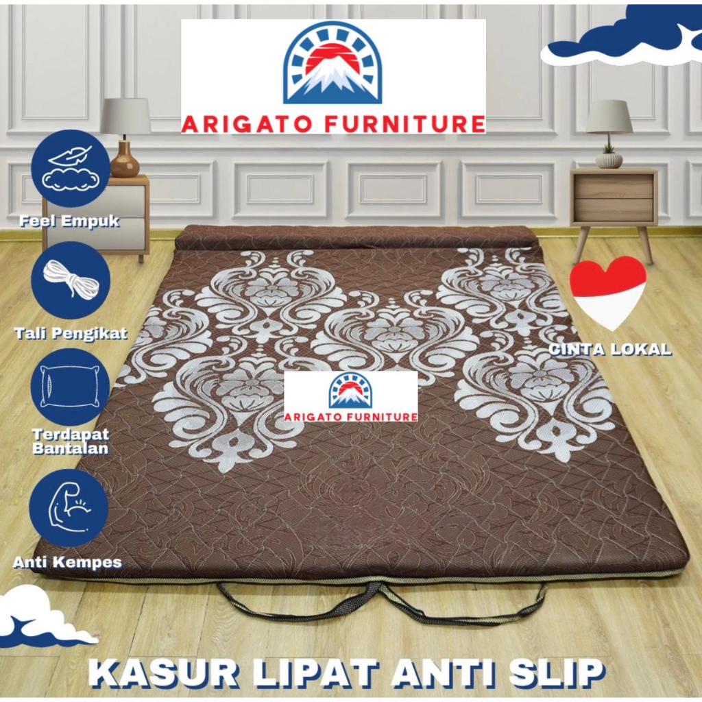 Kasur Lipat INOAC Tebal Anti Kempes / Kasur Busa Portable Anti Slip / Matras Gulung / Kasur Lipat Gu