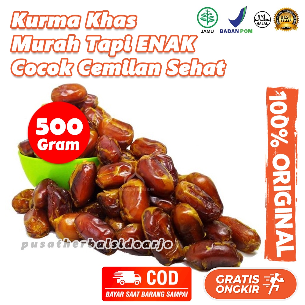 

Kurma Khalas 500gr Saudi lembut tidak terlalu manis Kurma Khalas 500 Gram