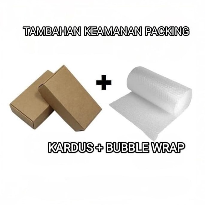 

SPESIAL TAMBAHAN BUBBLE WRAP BOX UNTUK KEAMANAN PESANAN ANDA