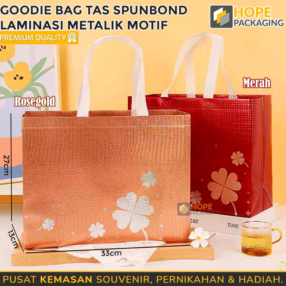 

SPONTAN Tas Spunbond Laminasi Metalik Motif Tas Souvenir Hampers Tas Travel Goodie Bag Laminasi Tas Belanja Tas Souvenir Snack Ultah Tas Hampers Hadiah Tas Kado