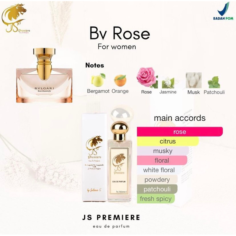 PARFUME JS PREMIERE 30ML - BV ROSE