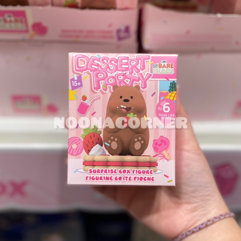 Miniso x We Bare Bears ‼️ Blind Box We Bare Bears Sweet Dessert Party Suprise Box Collections (1 pcs