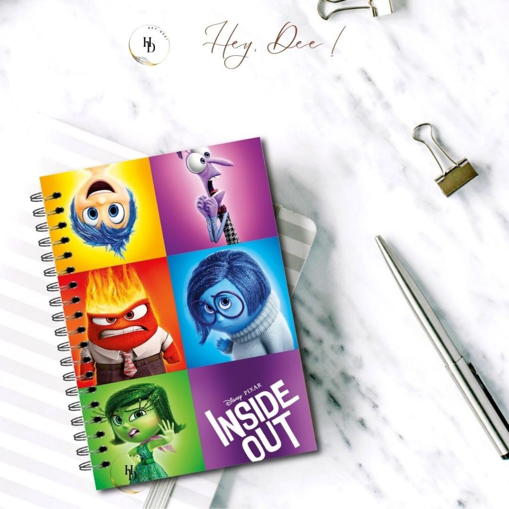 

HeyDee Notebook A5 Spiral Edisi INSIDE OUT SERIES 1