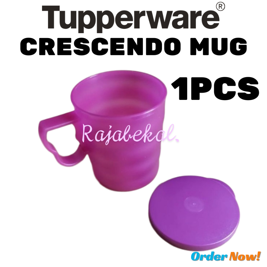 PROMO Tupperware Crescendo Mug Ungu ECER 1pcs