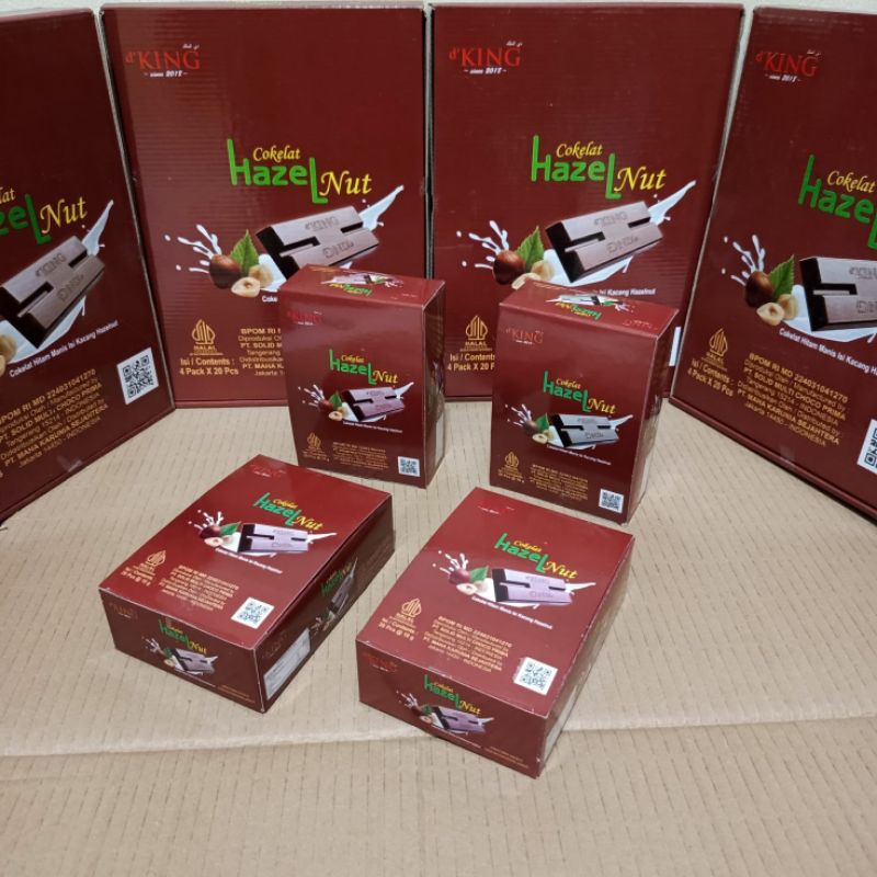 

Cokelat d'KING Coklat Hazelnut 1 dus