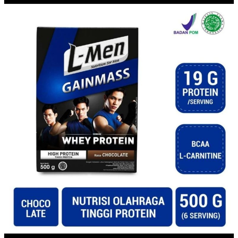 

Susu L - Men Gainmass Rasa Coklat 500 Gram