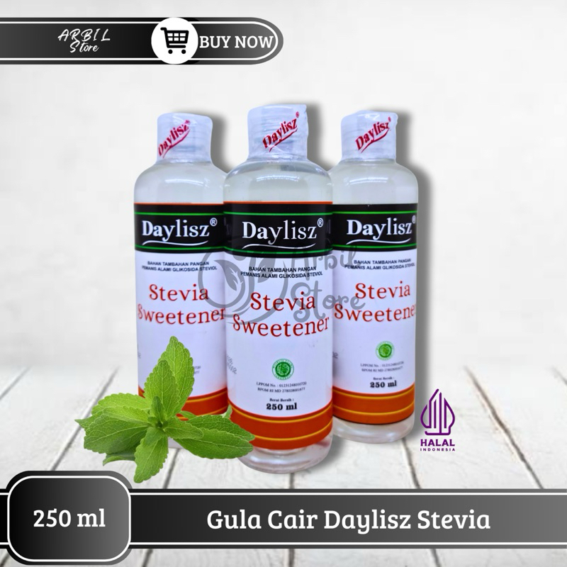 

Daylisz Stevia Original Gula Cair Sweetener Pemanis Alami 250 ml