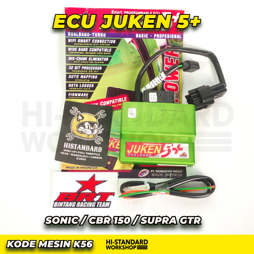 CBR 150 / SONIC 150R / SUPRA GTR ECU JUKEN 5+ DUAL BAND RACING TURBO