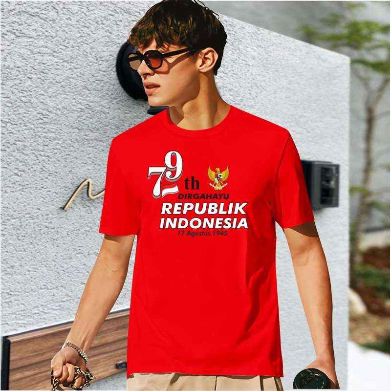 TSHIRT DEWASA // KAOS DEWASA 17 AGUSTUS MERAH PUTIH