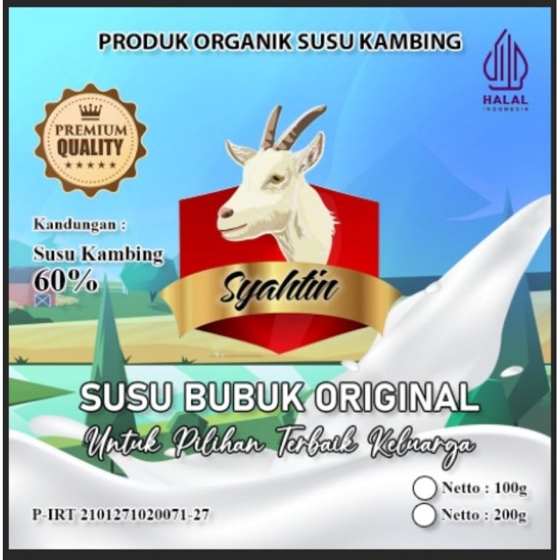 

Susu Bubuk Kambing Etawa Original