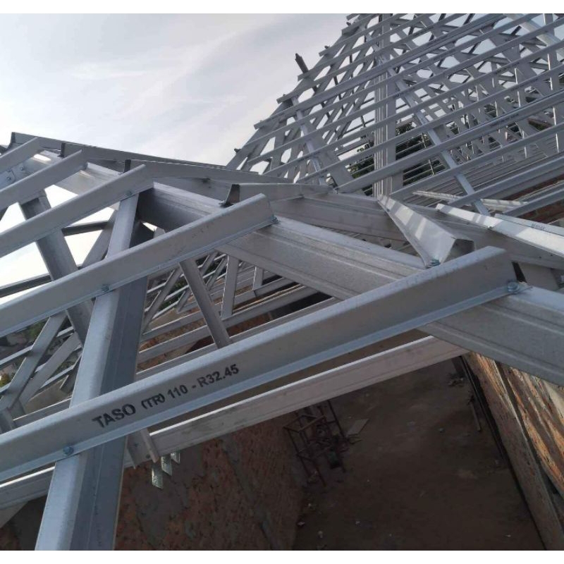 baja ringan, galvalum,genteng metal pasir, multiroof,alderon,dll siap melayani pembelian material sa