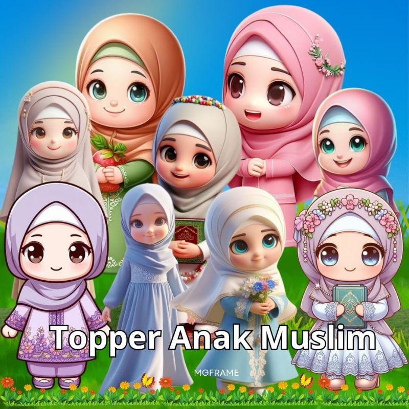 

10pcs Topper Ramadhan Kue Cake Amplop Angpao lebaran virall amplop karakter 3d amplop peluk uang lebaran unik Amplop THR Lebaran Unik