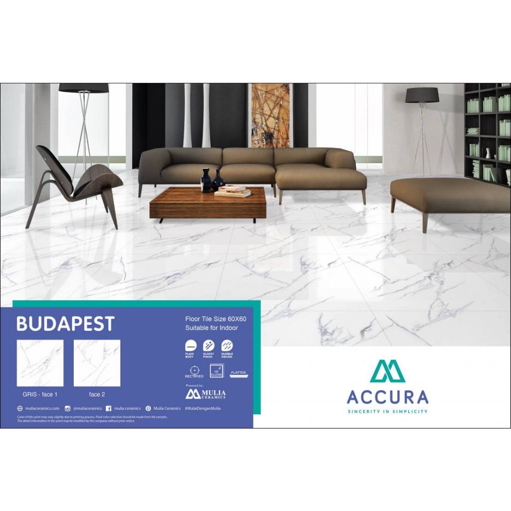 Keramik Mulia 60x60 Budapest Griss