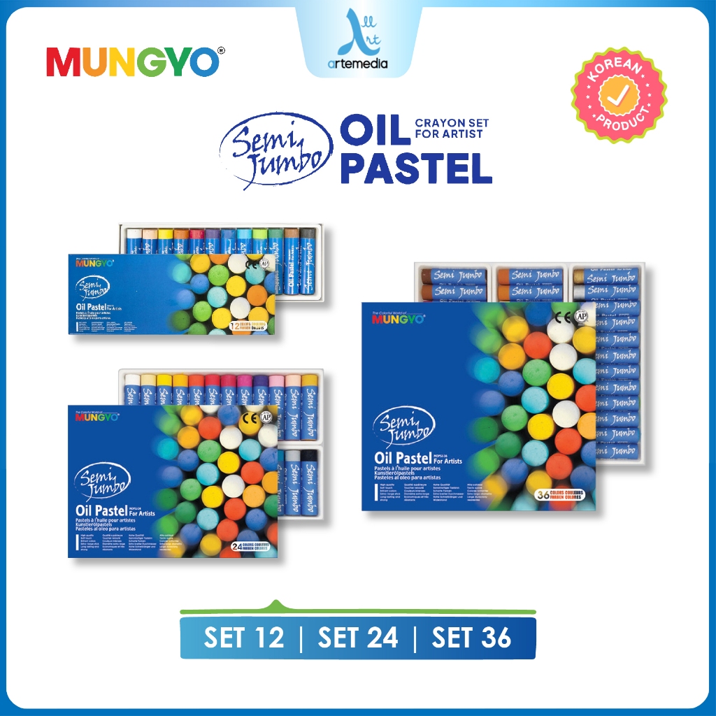 

Mungyo Semi Jumbo Oil Pastel Set Crayon Krayon Minyak