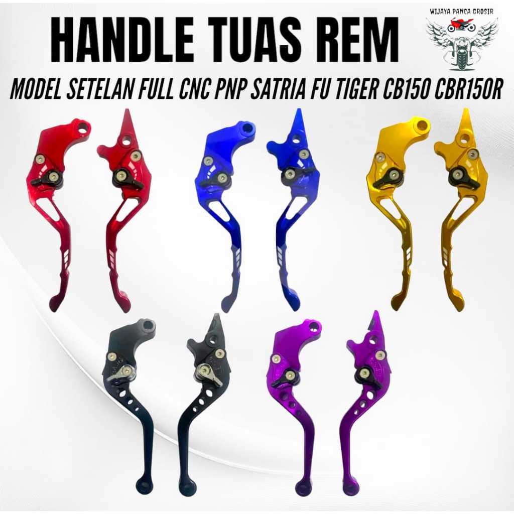 HANDLE REM TUAS REM FULL CNC SATRAI FU TIGER CB150 CB150R MEGAPRO WJY555