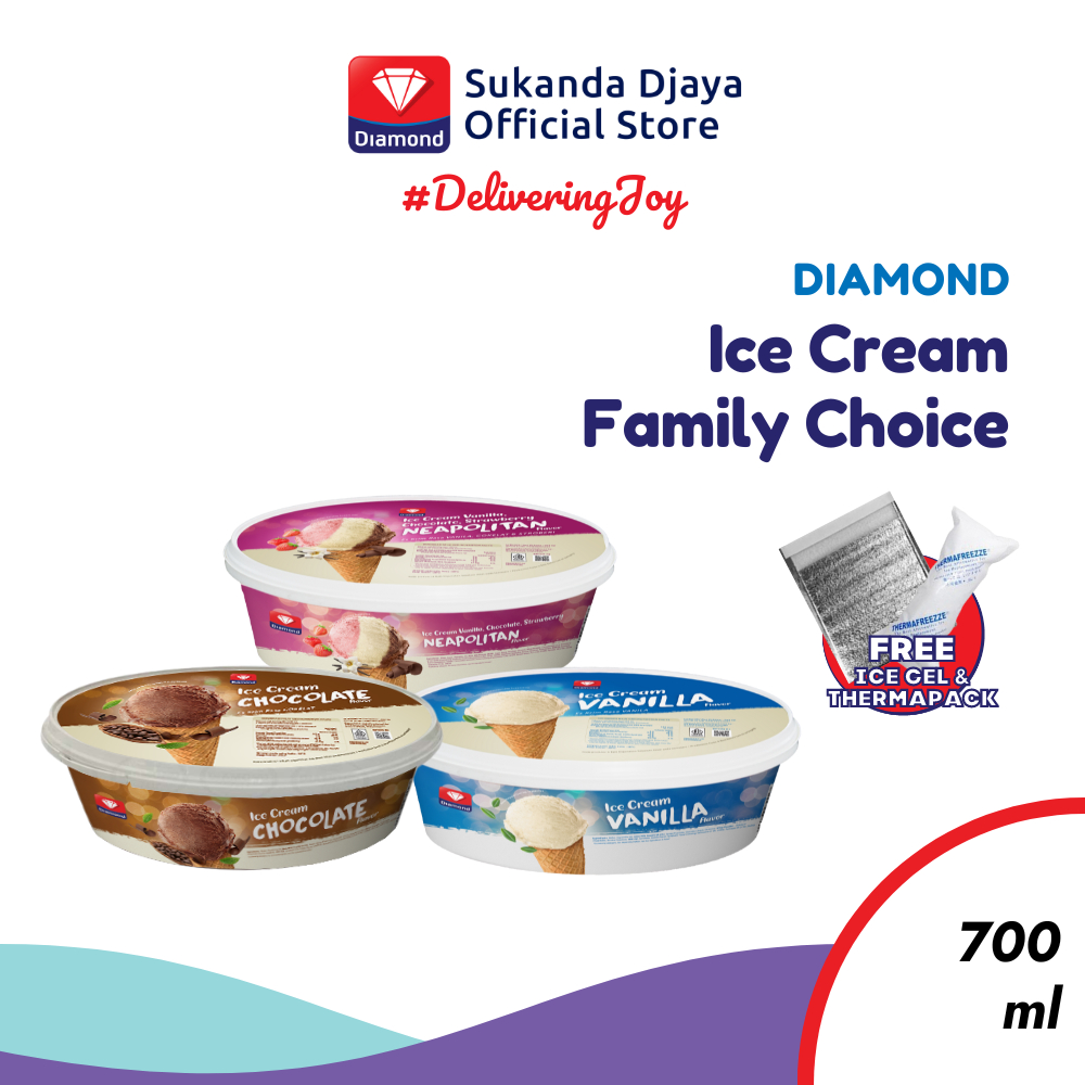 

Diamond Ice Cream 700 Ml Family Choice