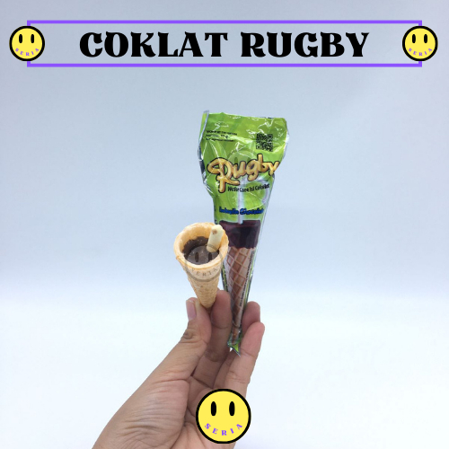 

QH Rugby Wafer Cone - Coklat Payung Rugby 60 PCS