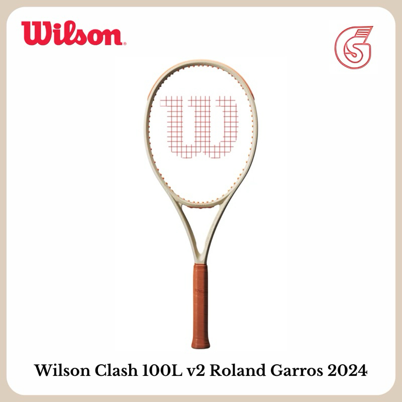 Raket Tenis Wilson Roland Garros Clash 100L V2
