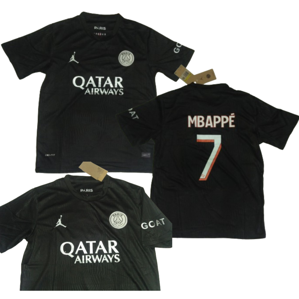 Baju sepak bola jersey psg 3rd dewasa mbappe go kaos atasan third