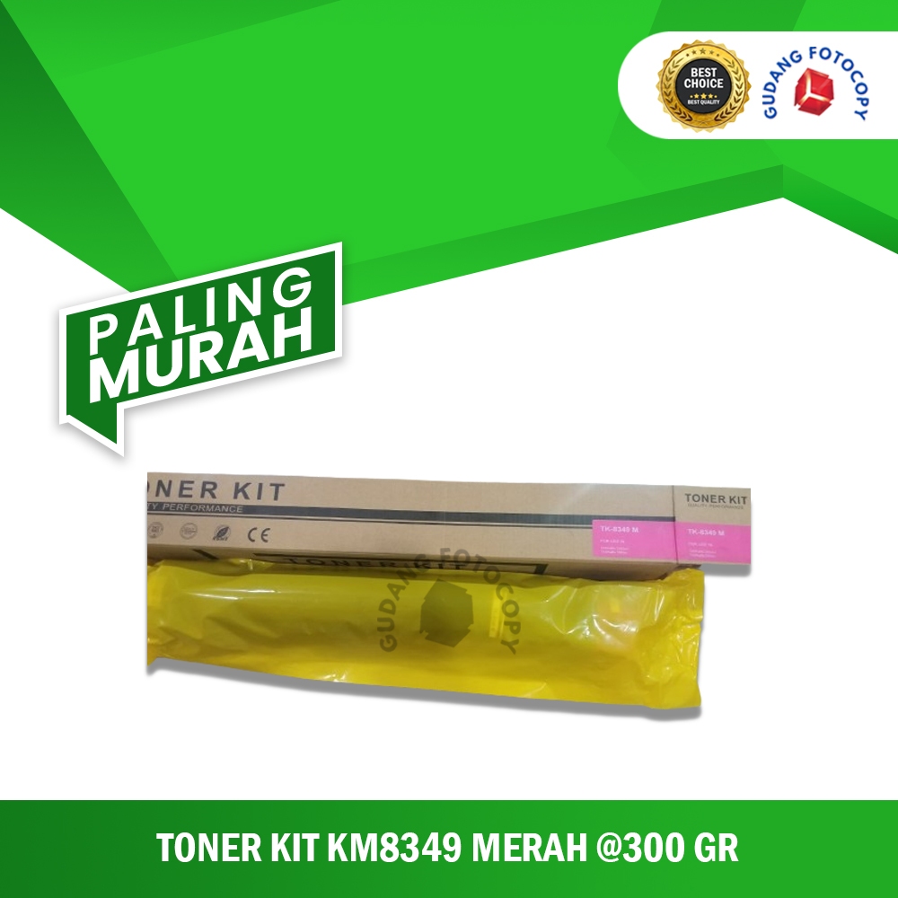 TONER KIT KM8349 MERAH @300 GR - TK 8349 M