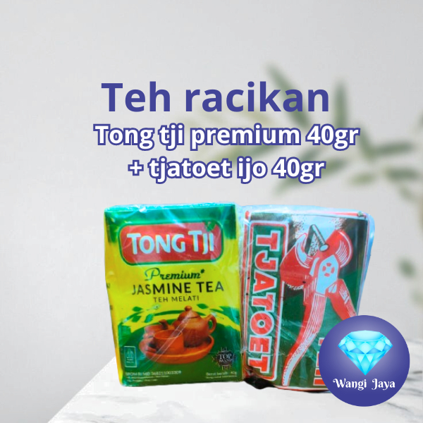 

Teh Racikan Wedangan Solo Isi 2 ( Tong Tji Premium 40gr + Tjatoet Hijau 40gr)