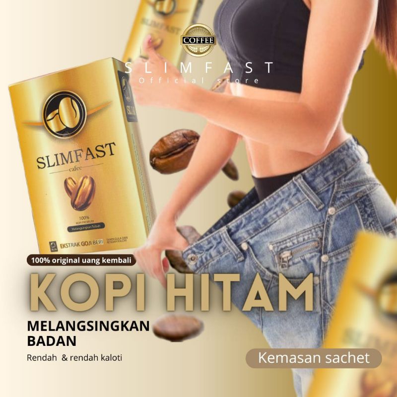 

KOPI SLIMFAST COFFE [1 BOX] | KOPI PELANGSING DAN PERONTOK LEMAK