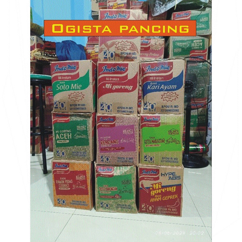 

BEKAL PEMANCING - Mi Indomie All Varian (40bksx80gr)