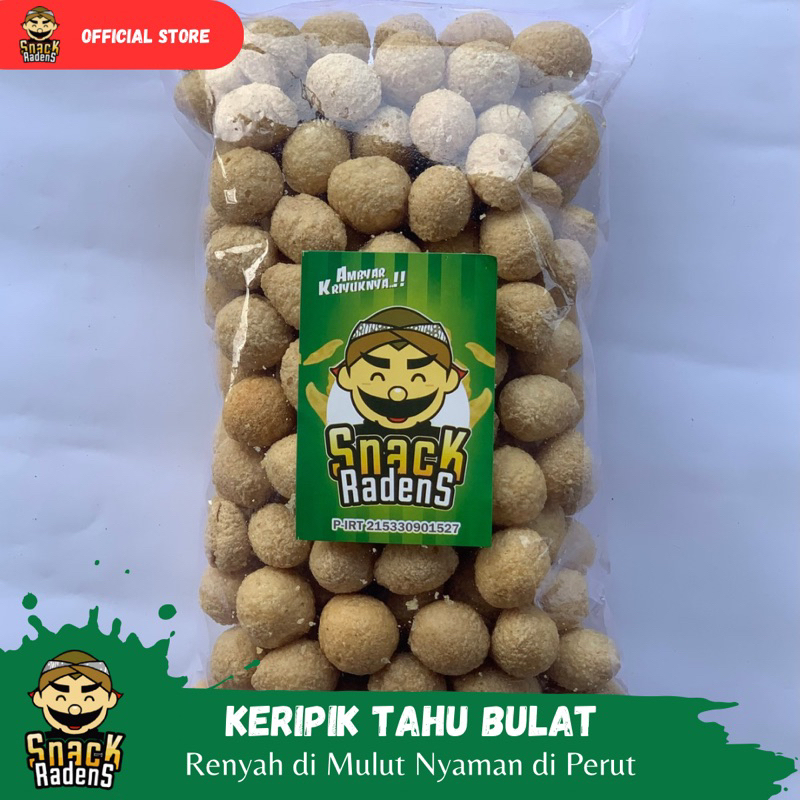 

Snack Radens Keripik Tahu Bulat