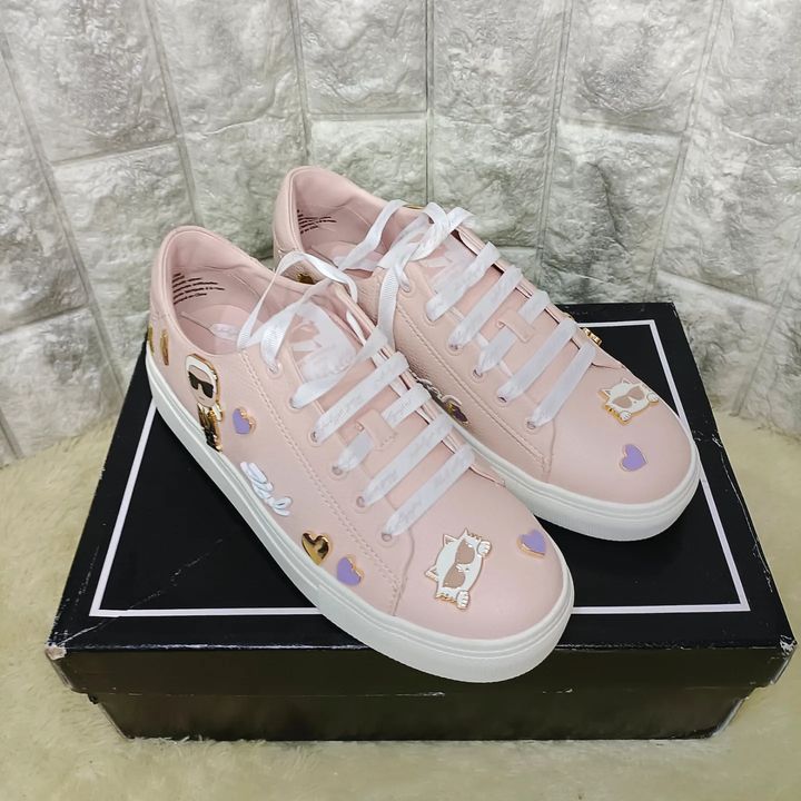 1406-200 KARL LAGERFELD PINK PIN SHOES UK: 7.5/38