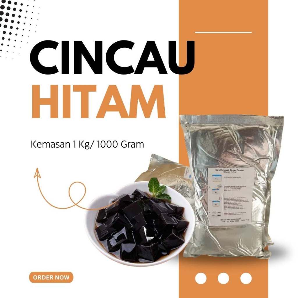 

Cincau Hitam Powder Praktis, Mudah Serta dapat diSimpan Lama Kemasan 1Kg